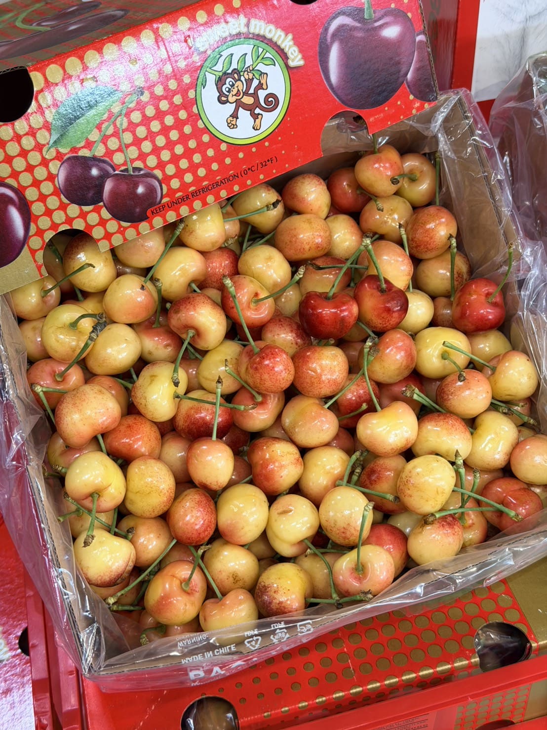 Rainier White Cherry, , large