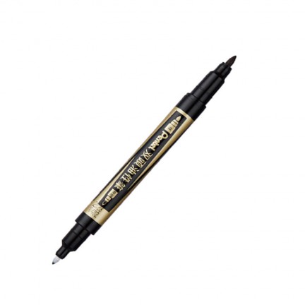 【 Pentel 飛龍 】雙頭油性筆 0.3~1.2mm /支 N75W  -  多款可選, , large