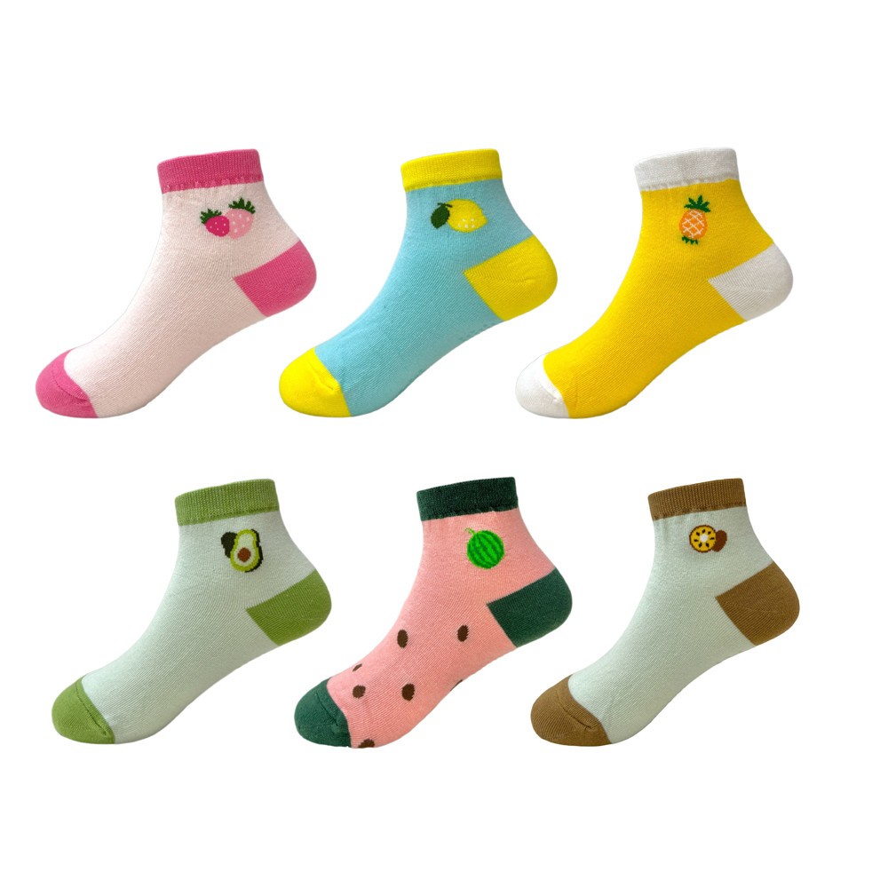 【D&G KIDS】水果童襪<奇異果,13-16cm>D566 短襪 草莓 檸檬 鳳梨 酪梨 西瓜 奇異果, , large
