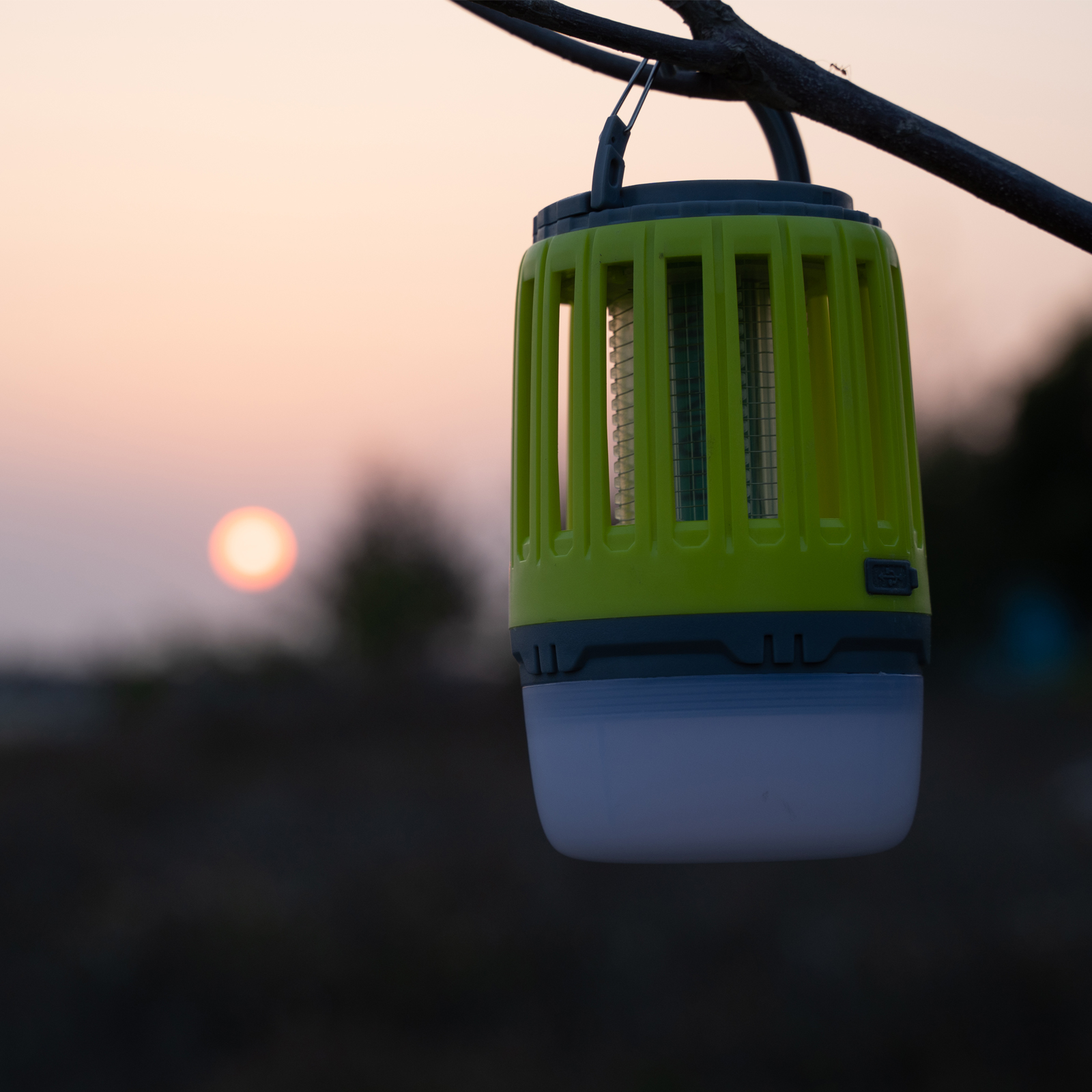 HYUGA BN-1 Multi-Functional Mosquito Trap Camping Light【Lime】【Batteries Not Included】, , large