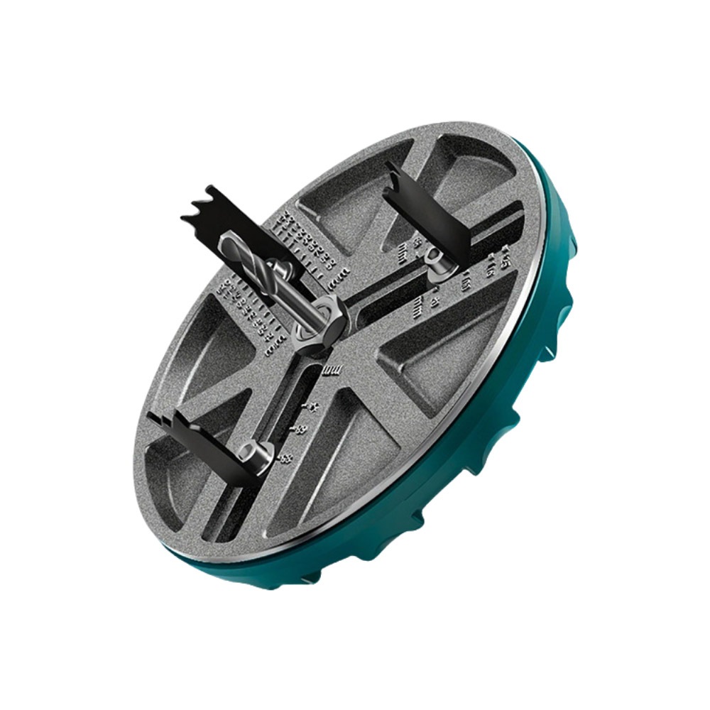 Multi-functional adjustable woodworking hole saw, , large