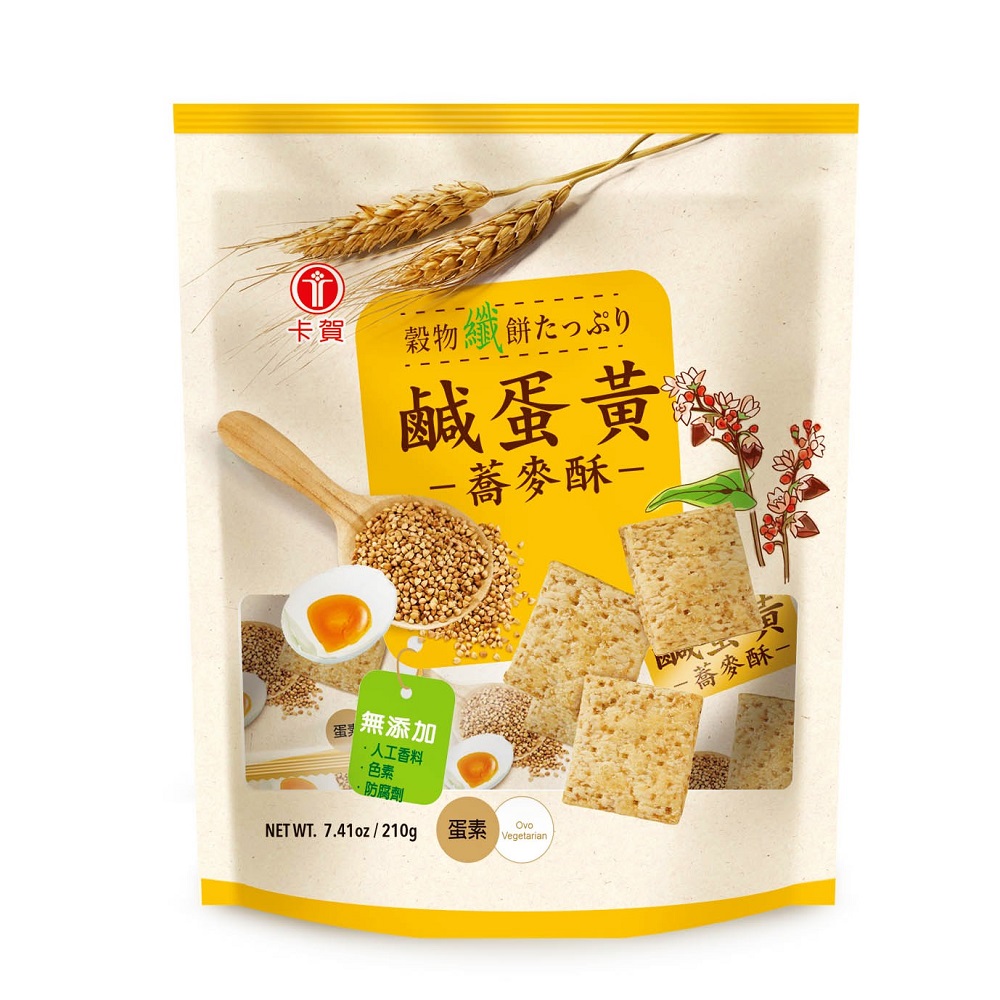 卡賀鹹蛋黃蕎麥酥, , large
