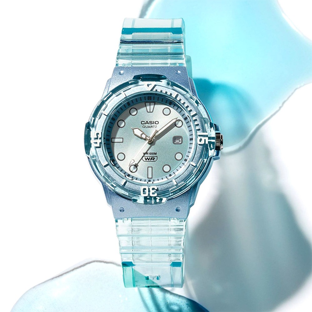 CASIO 卡西歐 清透系列 半透明迷你指針手錶 學生錶 LRW-200HS-2EV, , large