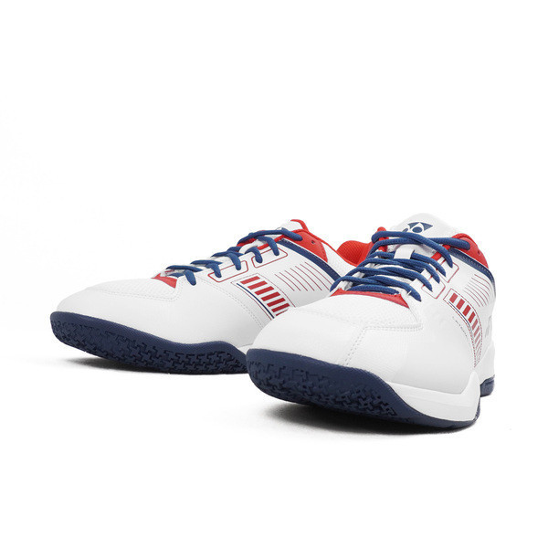 Yonex Power Cushion Strider Flow 男 羽球鞋 寬楦 白紅 [SHBSF1WEX114], , large