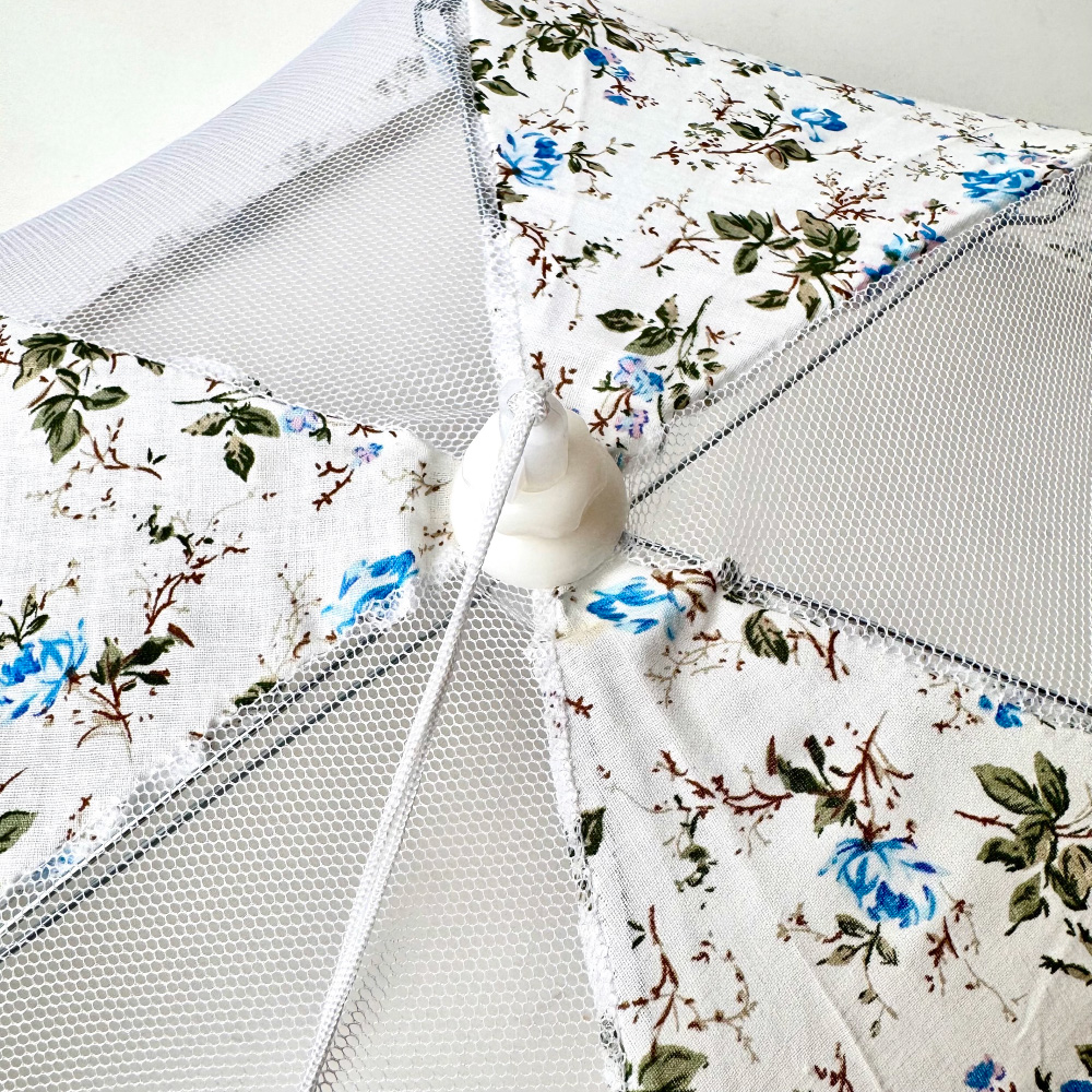 [承祥] 藍碎花摺疊菜罩 BDF0075, , large