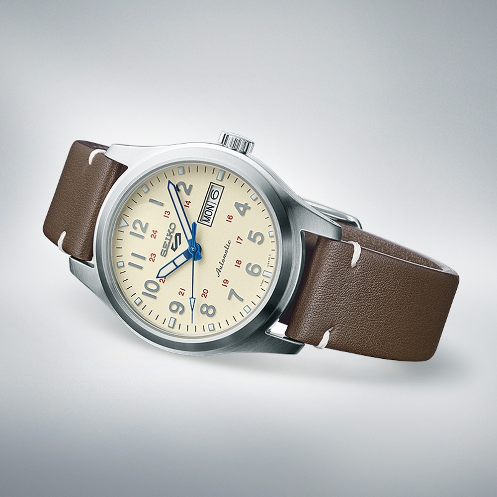 SEIKO 精工 5 Sports 製錶110週年 限量機械錶 套錶 SRPK41K1/4R36-15L0S, , large