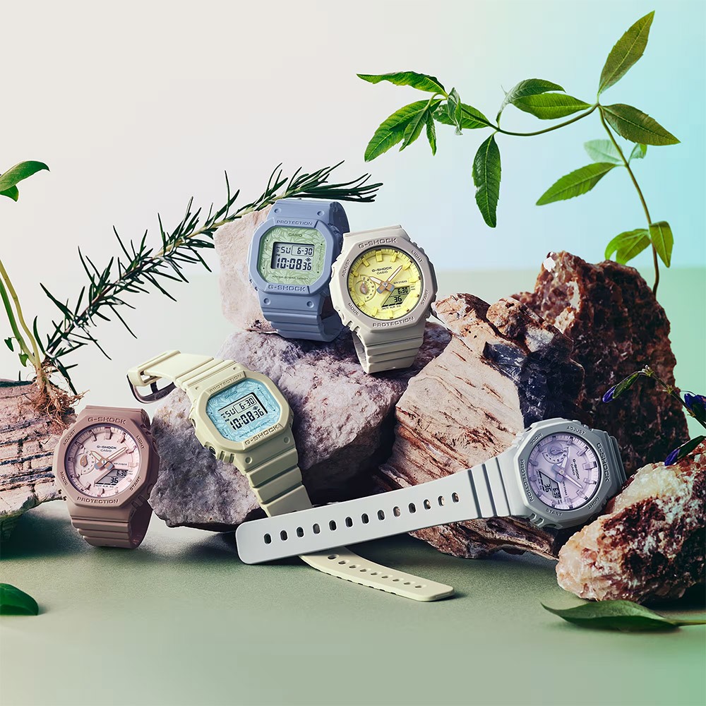 CASIO 卡西歐 G-SHOCK 草本系列女錶-晴空藍 GMD-S5600NC-9, , large