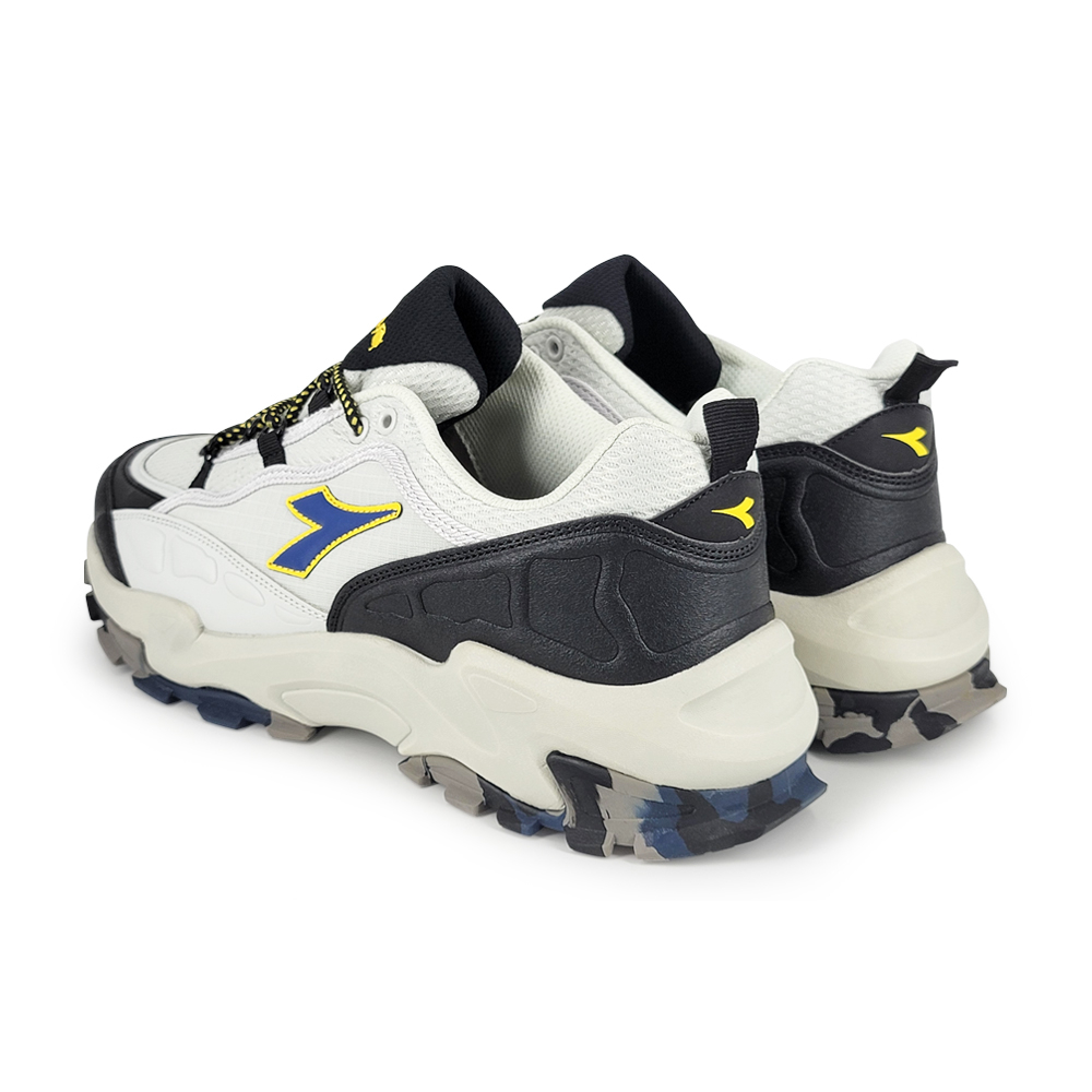 DIADORA迪亞多那 防潑水戶外男鞋 男運動鞋 登山鞋 越野鞋 寬楦 高腳背 輕量 吸震 散熱 耐磨 防滑 黑 灰黑, , large