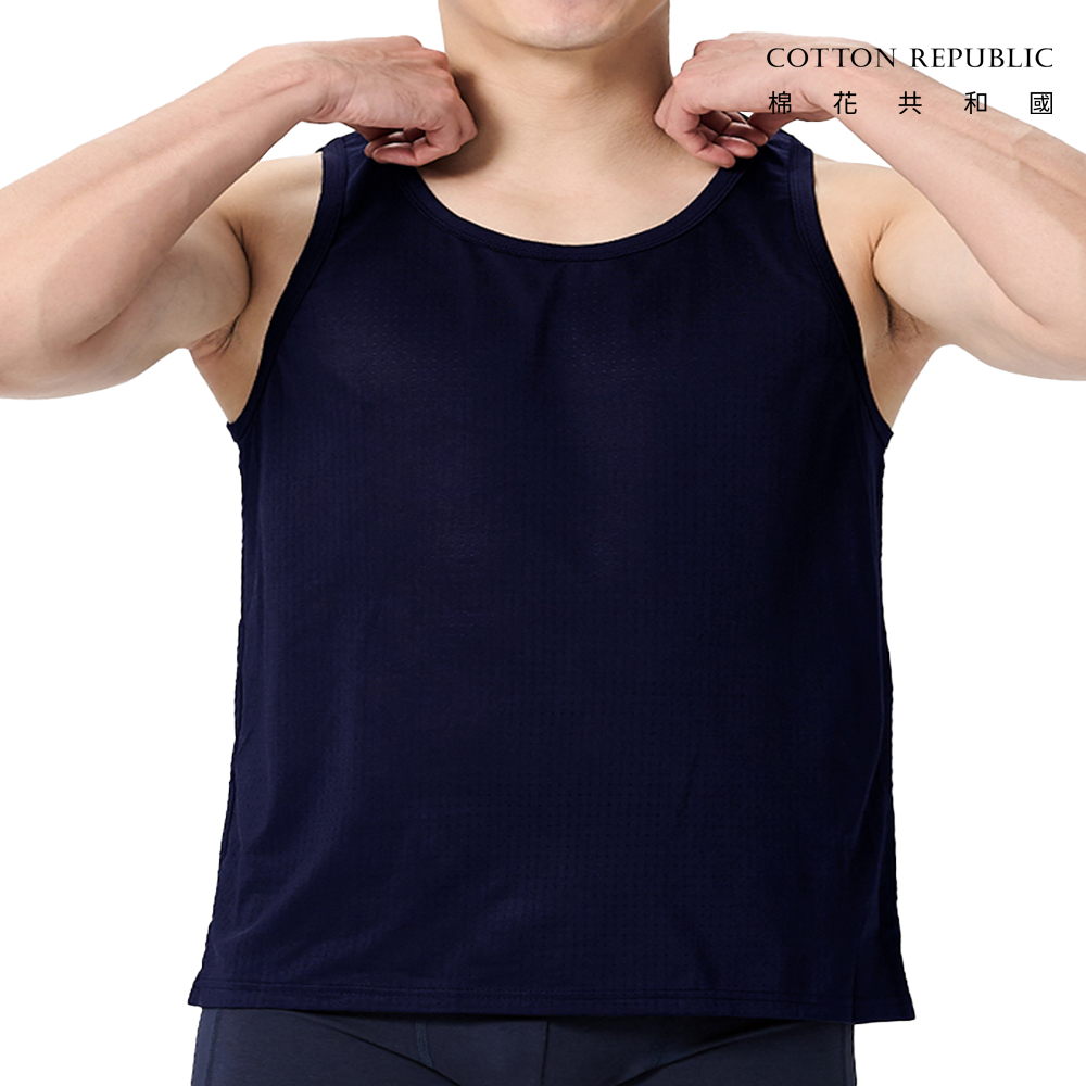 CR DAILY涼感隨行網眼背心, , large