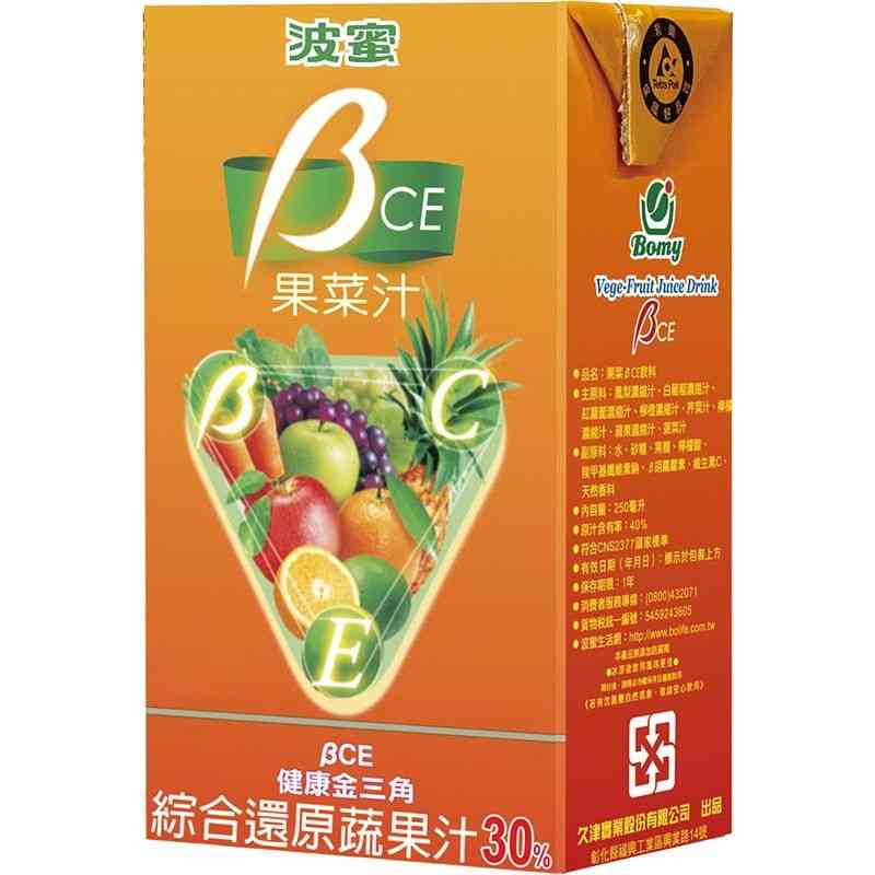 波蜜bce果菜汁tp250ml 家樂福線上購物