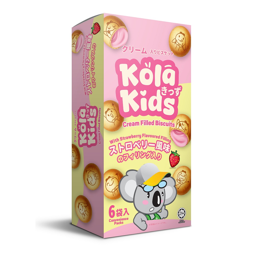 WIN2無尾熊夾心餅草莓風味144G, , large