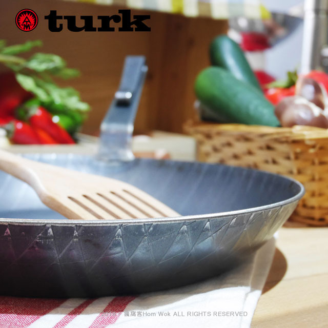 【德國turk土克鐵鍋】熱鍛斜紋 短柄(深鍋)平底鍋 28cm 鐵鍋65330, , large