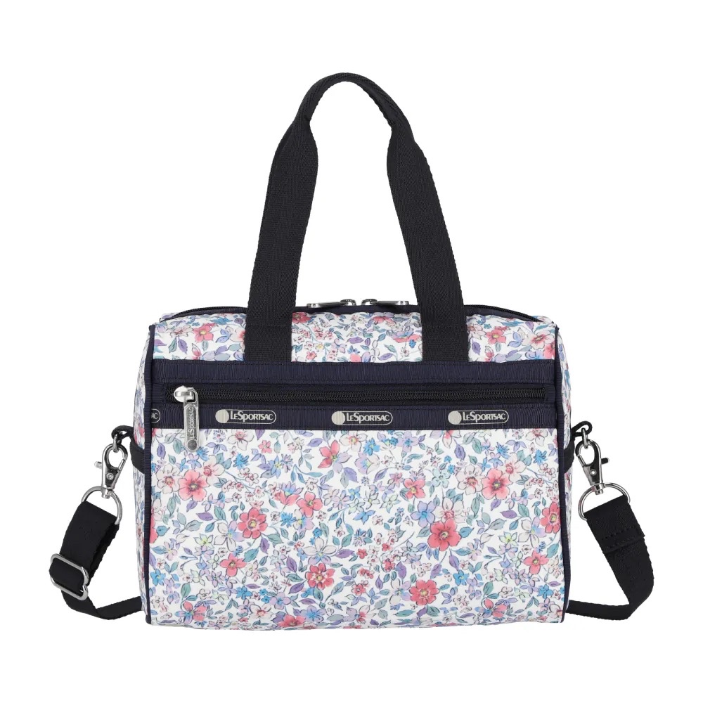 LeSportsac EVERYDAY SM SATCHEL 小型日常兩用包 - 織錦花語, , large