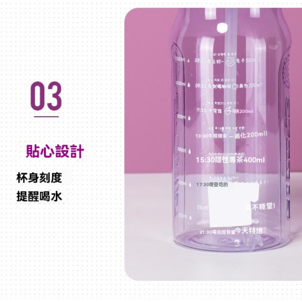 【H&R安室家】Dodge 道奇Tritan大容量彈蓋水壺 運動水壺1500ml(H30), , large