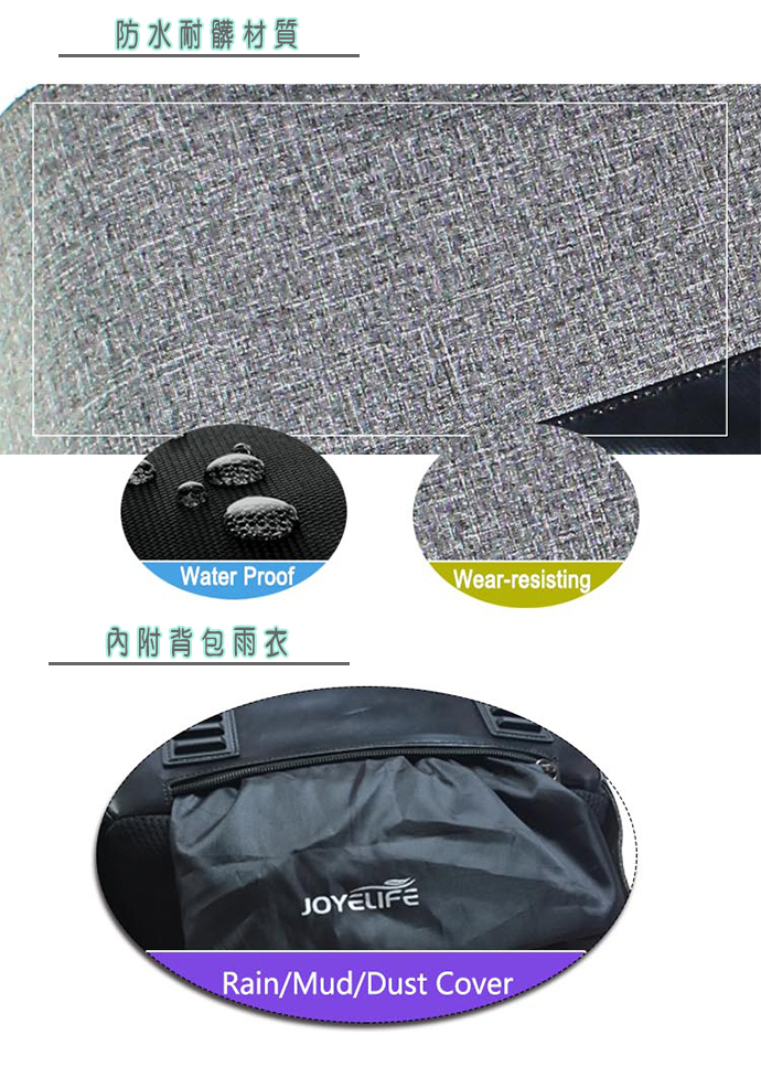 GS MALL Joyelife 智能防盜背包 防盜包 雙肩 背包 Joyelife 智能包 雙肩背包 雙肩包, , large