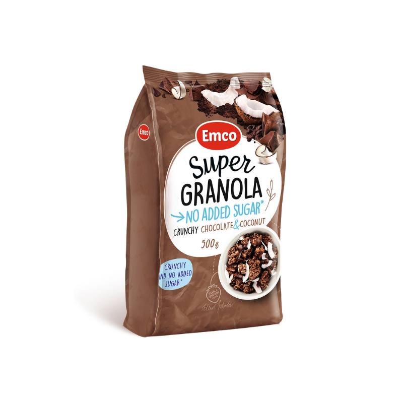 EMCO Granola no added sugar choc coconut, , large
