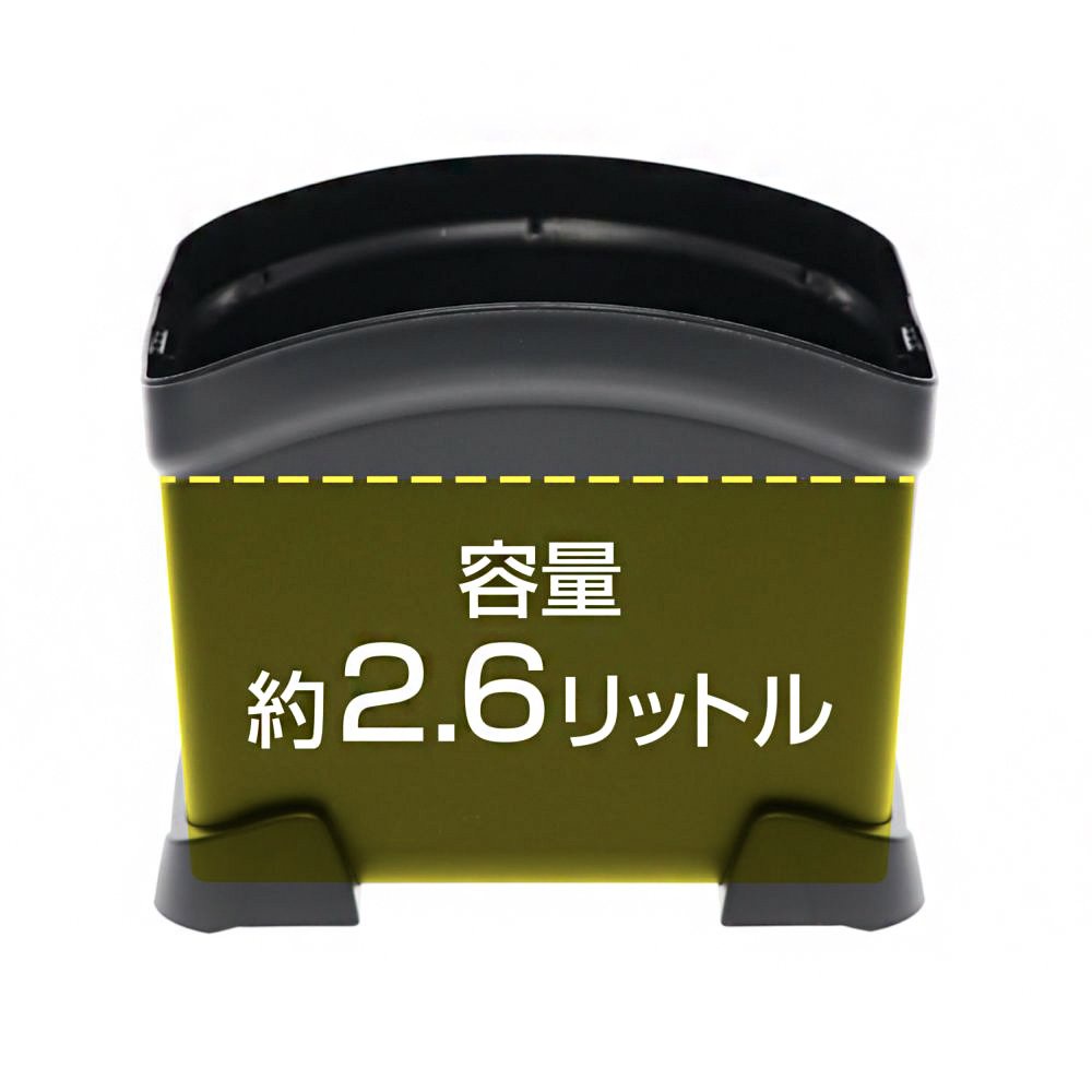 CARMATE 防傾倒防滑2.6L垃圾桶, , large