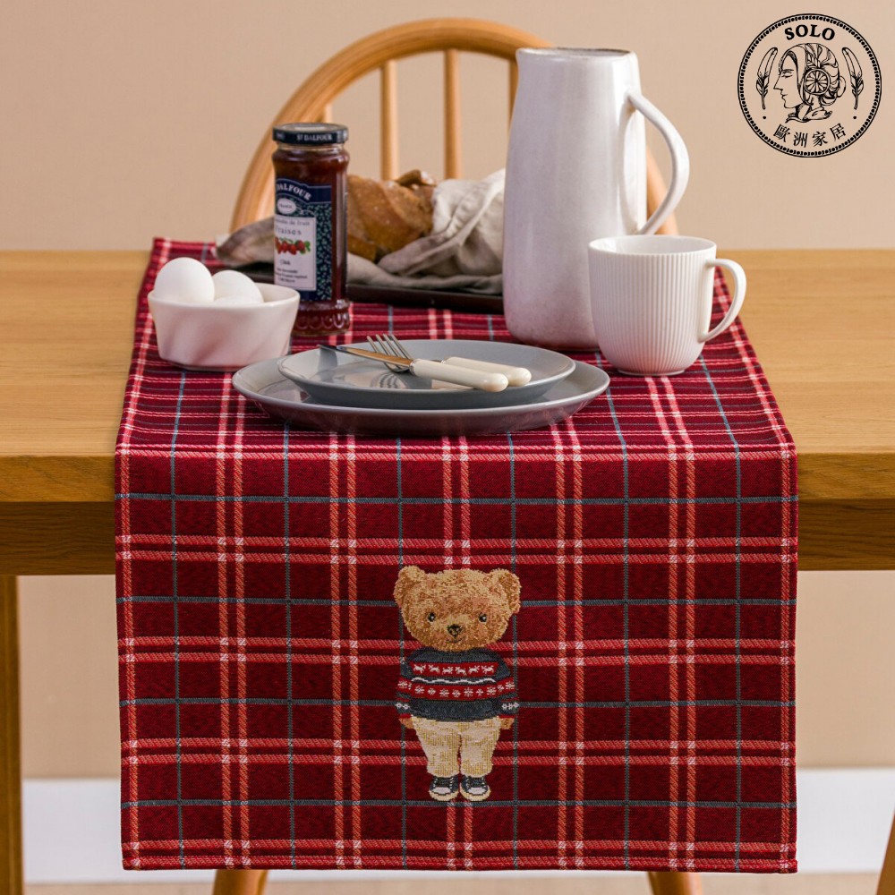【SOLO歐洲家居】LCW Home 45x120CM 毛衣泰迪桌旗 桌布 桌墊 餐墊 土耳其製造, , large