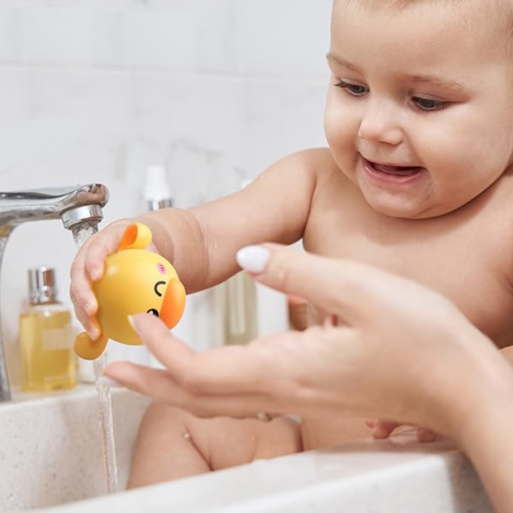 GOOGOOGAGA 洗澡玩具捉迷藏小鴨-黃色鴨鴨, , large