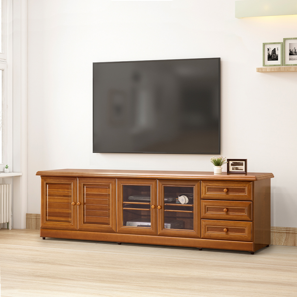 【唯熙傢俱】奧莉薇樟木色7尺電視櫃, , large