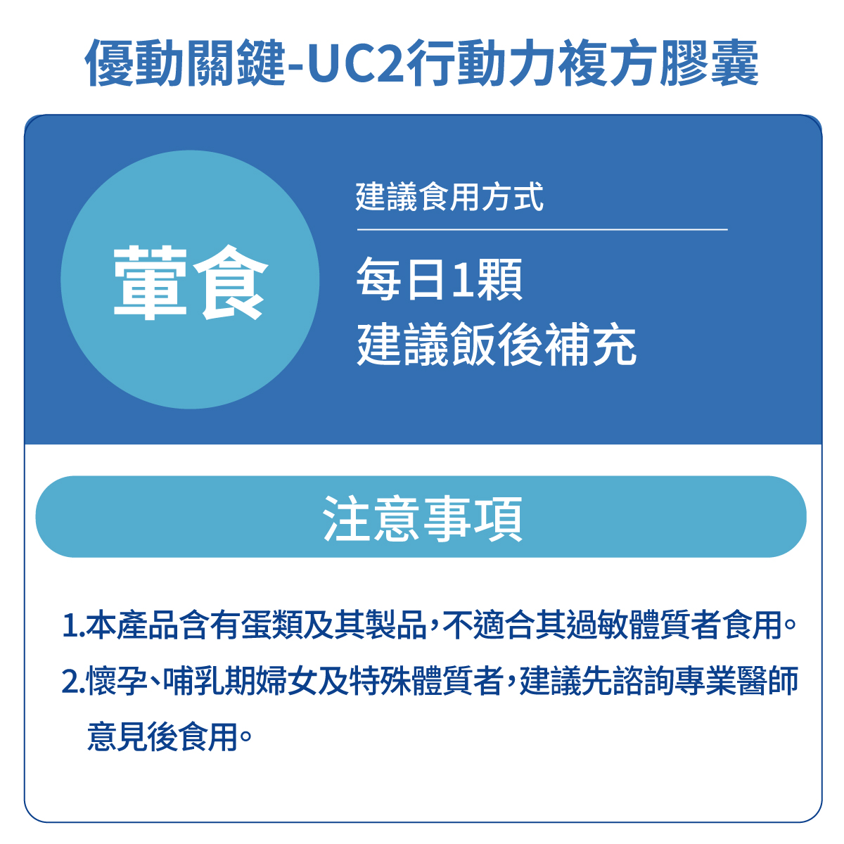 [優品生醫]優動關鍵 行動力 UC2 專利蛋殼膜 2入組, , large