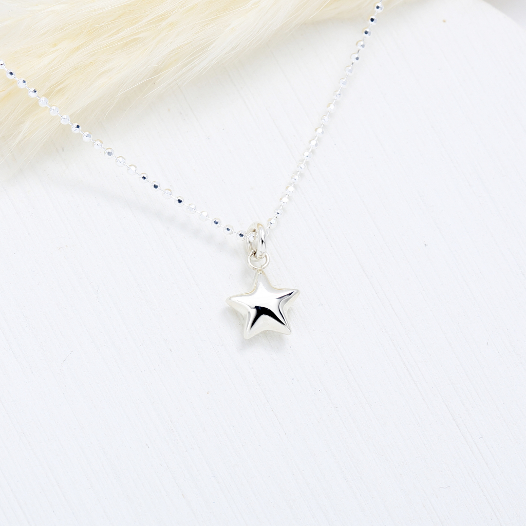 【Angel & Me】Lucky star s925 sterling silver necklace Birthday Valentine Day gift, , large