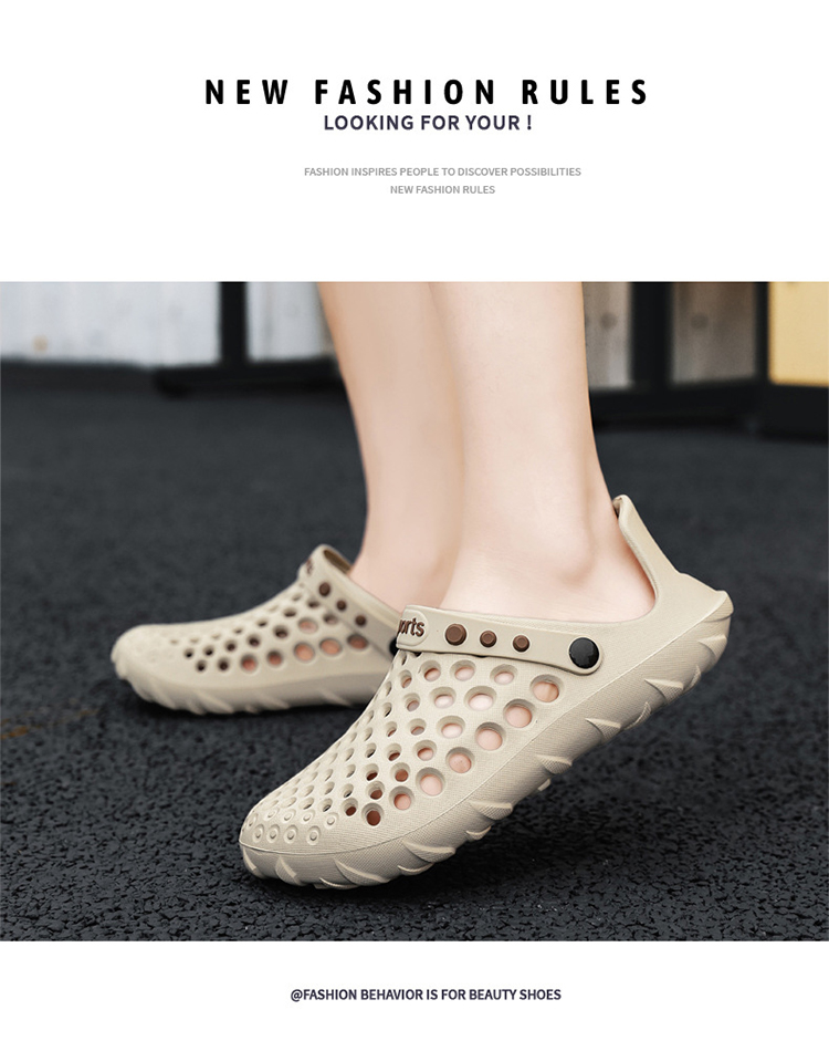 【CITY STAR】New Summer Men's Non-Slip Soft-Soled Outdoor Clogs, , large