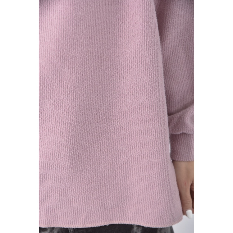 (XL) 落肩粉色長袖上衣二手衣, , large