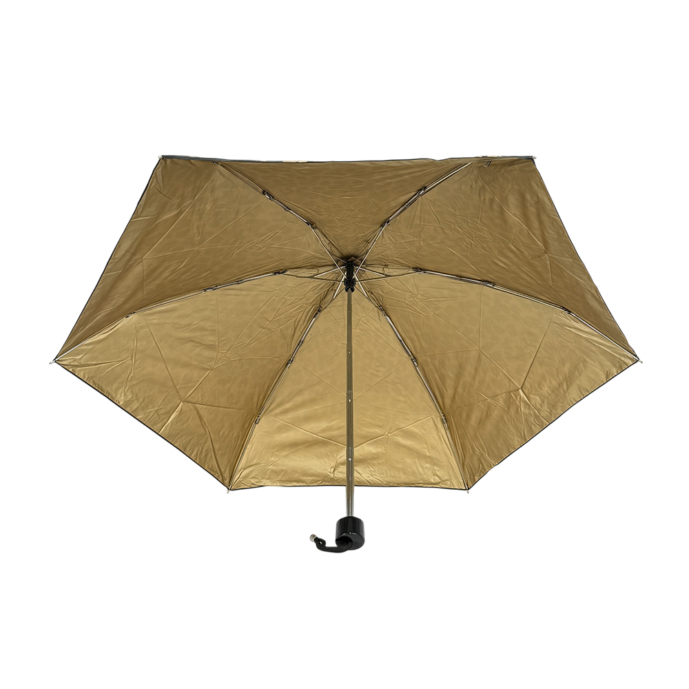 COACH 豹紋圖案尼龍迷你晴雨兩用傘/黑色, , large