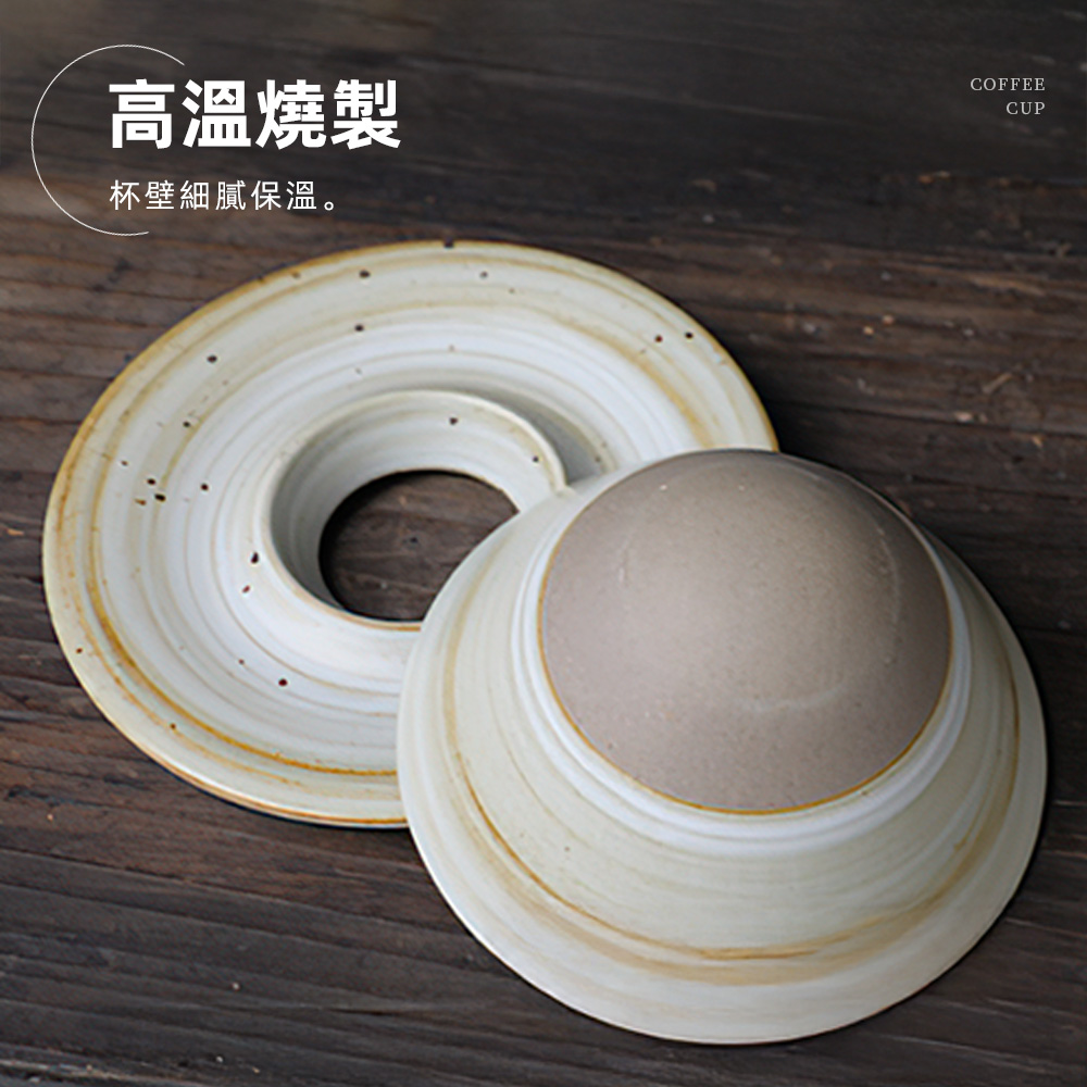 【上手家居】飛碟陶瓷咖啡杯-180ml 白色180ml(咖啡杯/陶瓷馬克杯/拿鐵杯/咖啡杯組/咖啡馬克杯), , large