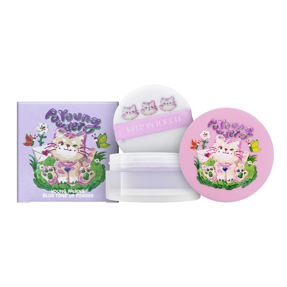 【Keep in Touch】毛孔隱形蜜粉 10g #紫色款, , large