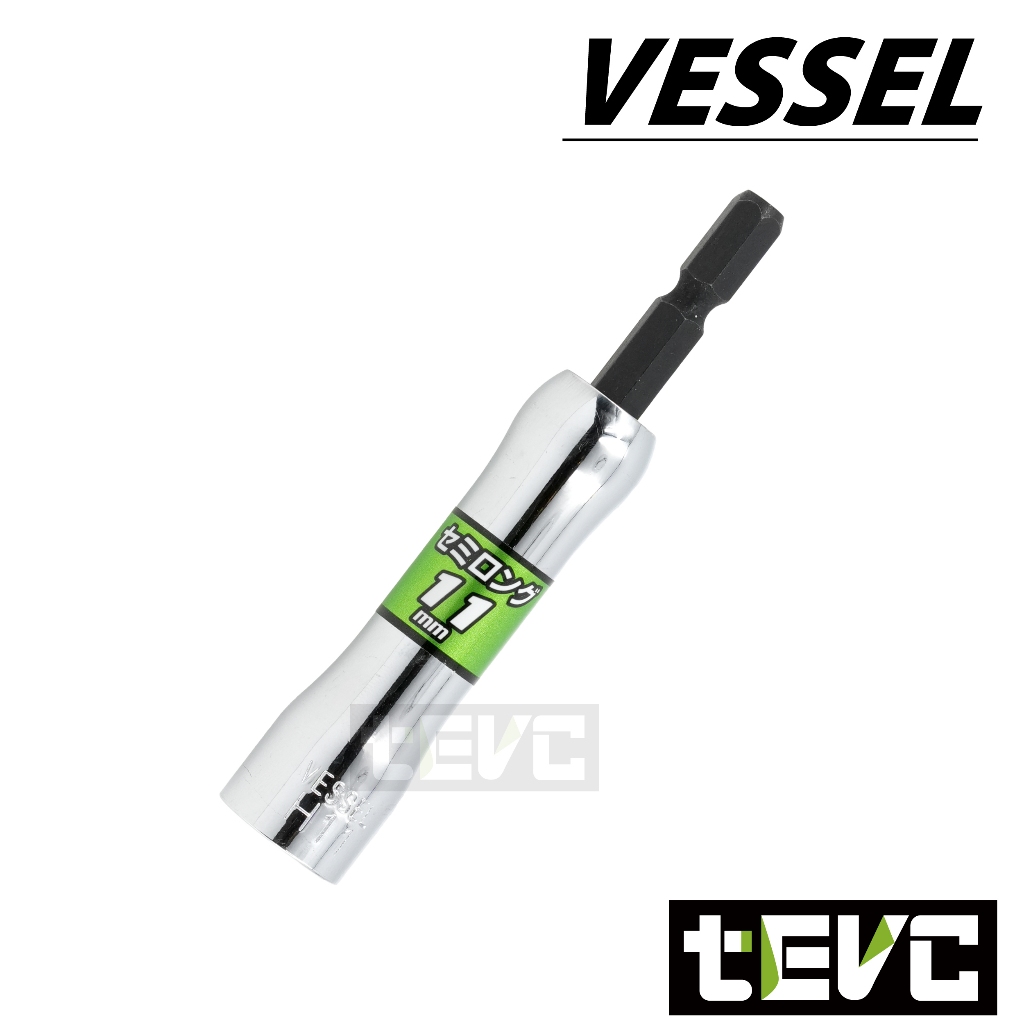 "tevc"Japan VESSEL Hexagon Shank SL Series 40V Screwdriver Socket High Torque -7mm, , large