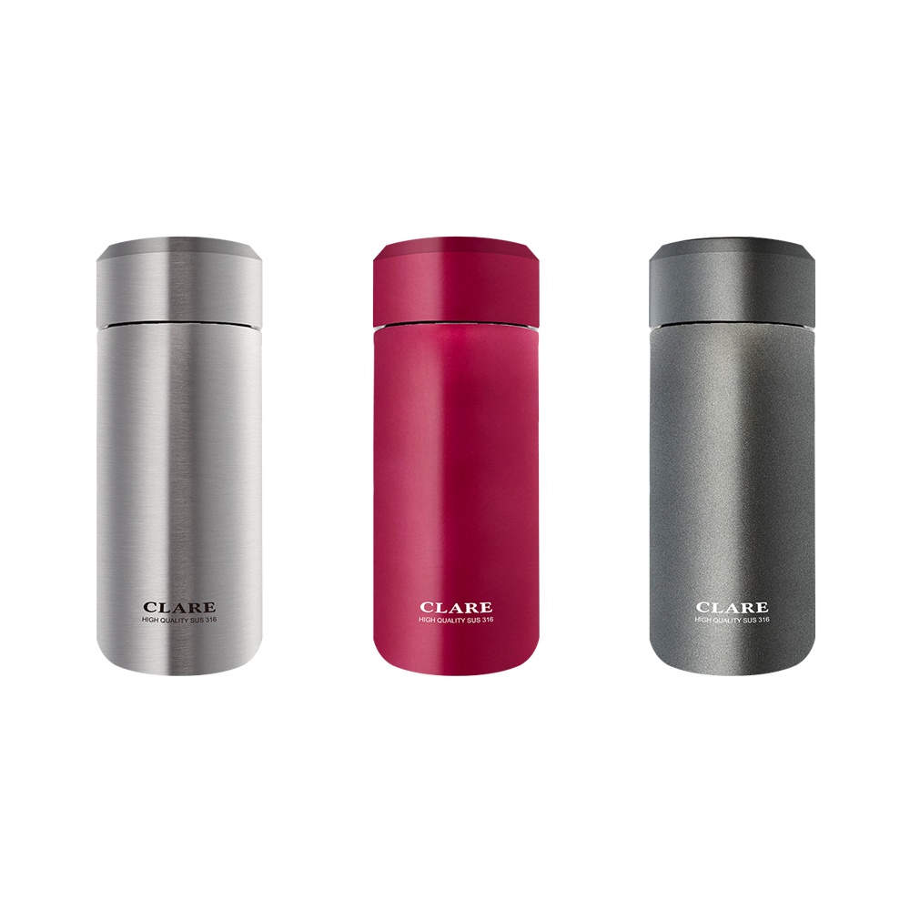 CLARE 可蕾爾 晶鑽316不鏽鋼真空全鋼杯 不鏽鋼300cc-Leidea樂德兒, , large