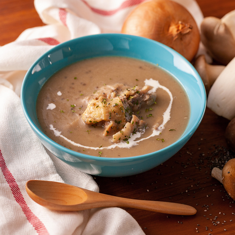 Fresh Mushroom and Chia Seed Chicken Soup(250g), , large
