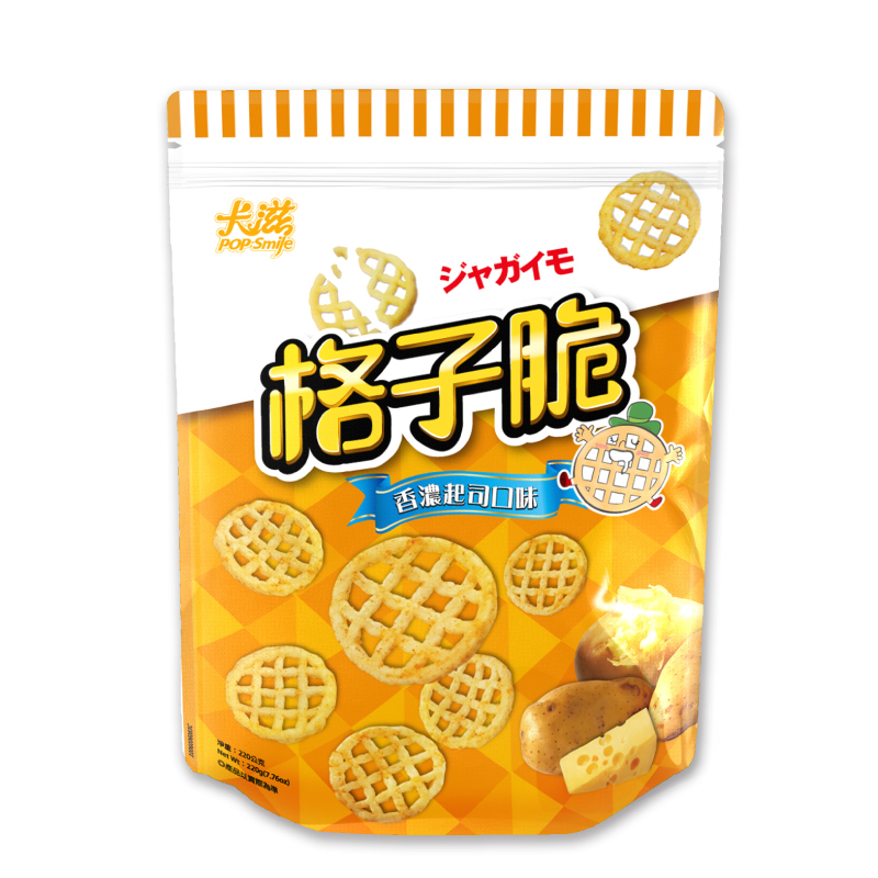 Grids Potato chips-cheese, , large