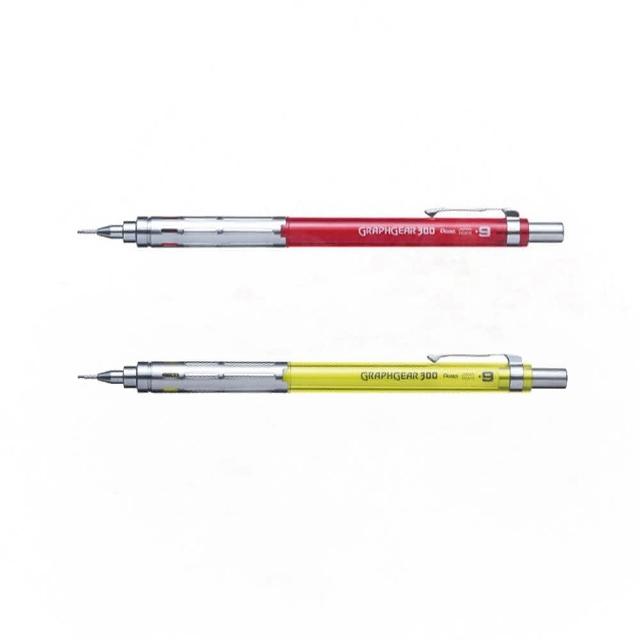 【 Pentel 飛龍 】GRAPHGEAR 300 製圖鉛筆 0.9mm /支 XPG319(筆桿顏色隨機出貨), , large