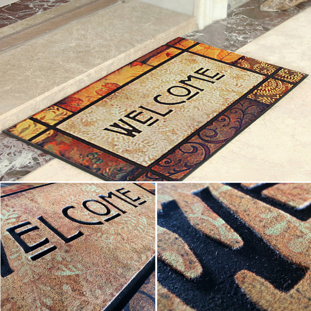 【G+居家】橡膠植絨戶外地墊(迎賓地墊/入門墊/刮沙地墊/玄關墊), , large
