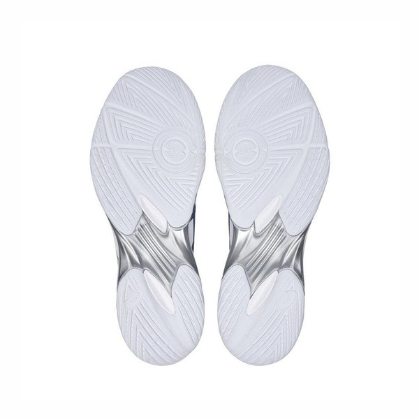Asics Gel-rocket 12 2E 男女 排球鞋 羽球鞋 寬楦 穩定 包覆 白藍 [1073A087-100], , large
