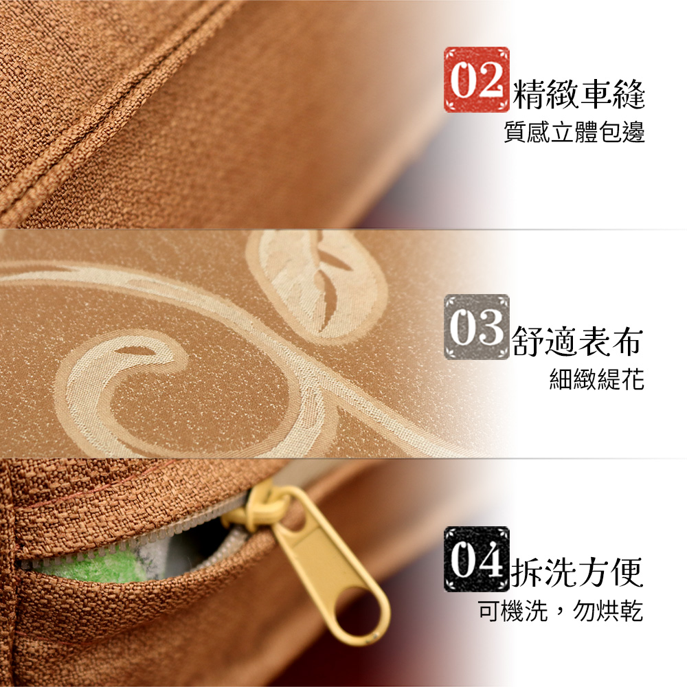 Asha Jacquard three-dimensional thick cushion, , large