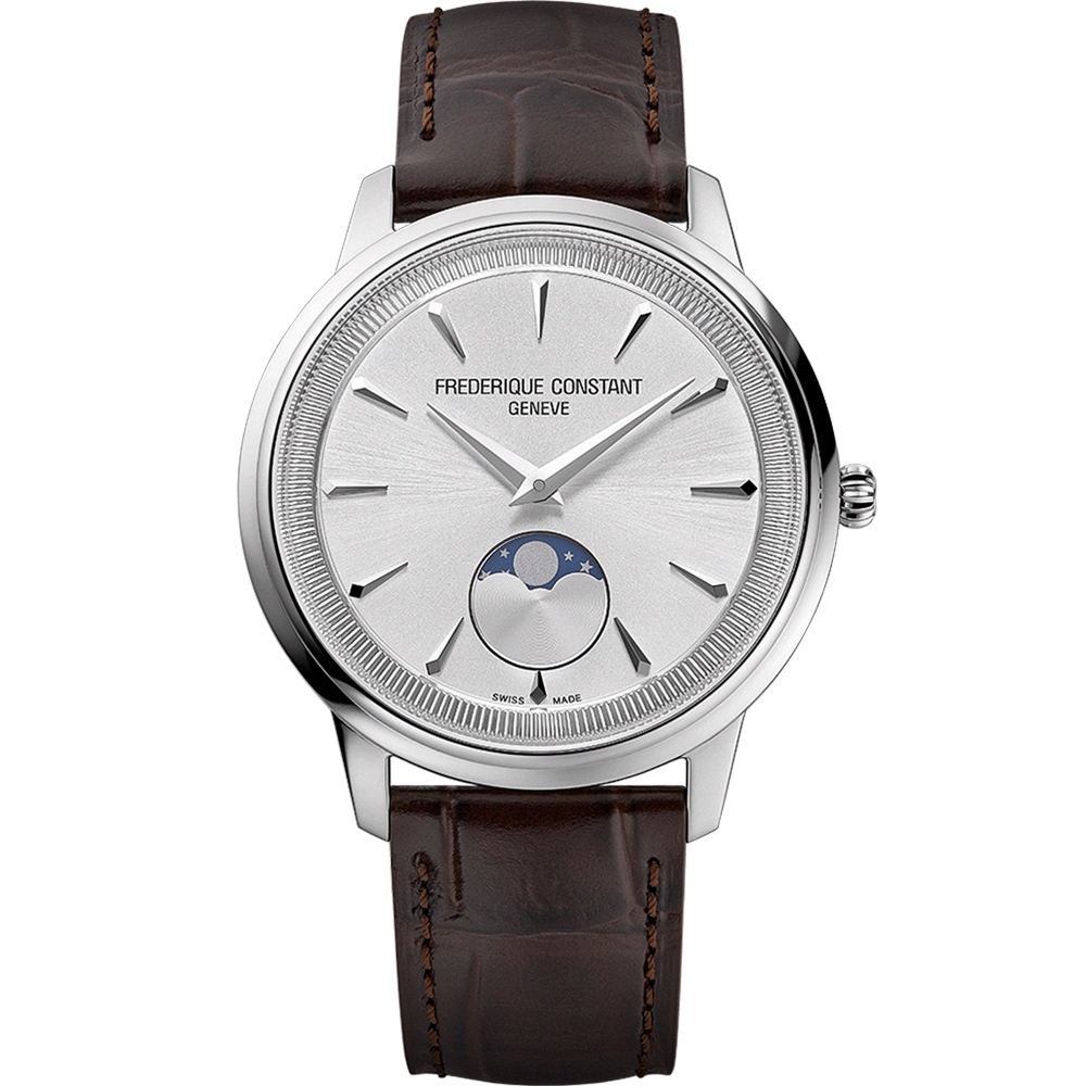 CONSTANT 康斯登 Classics Moneta Moonphase 月相石英手錶 中性錶 FC-206S3S6