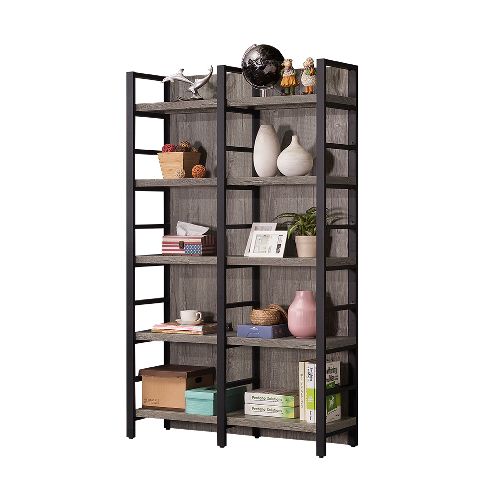 【唯熙傢俱】安迪工業風灰橡色屏風架, , large