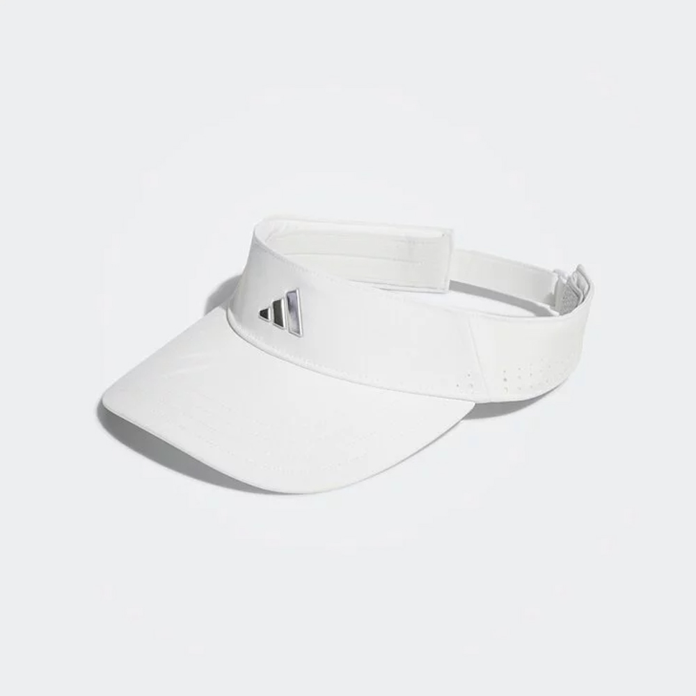 Adidas Men’s Golf Visor with Metal Logo Design, , large