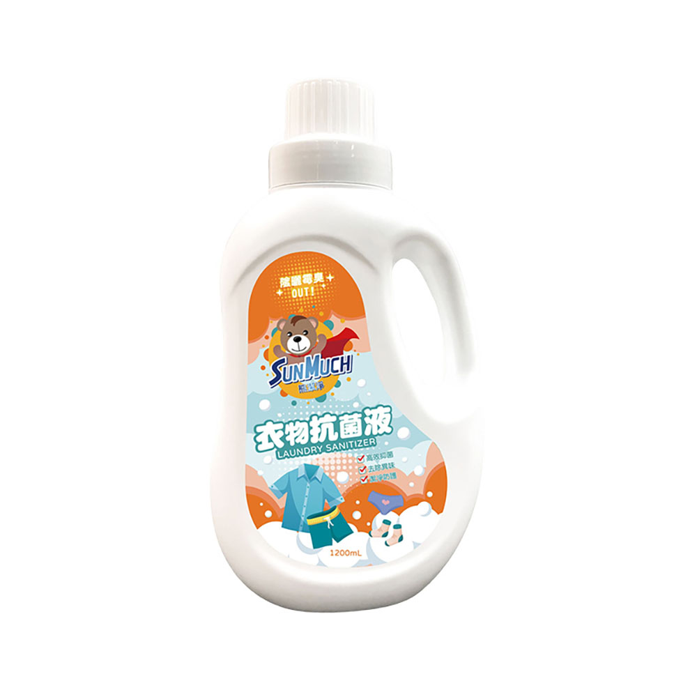 【SunMuch】熊潔淨 衣物抗菌液 1200ml, , large
