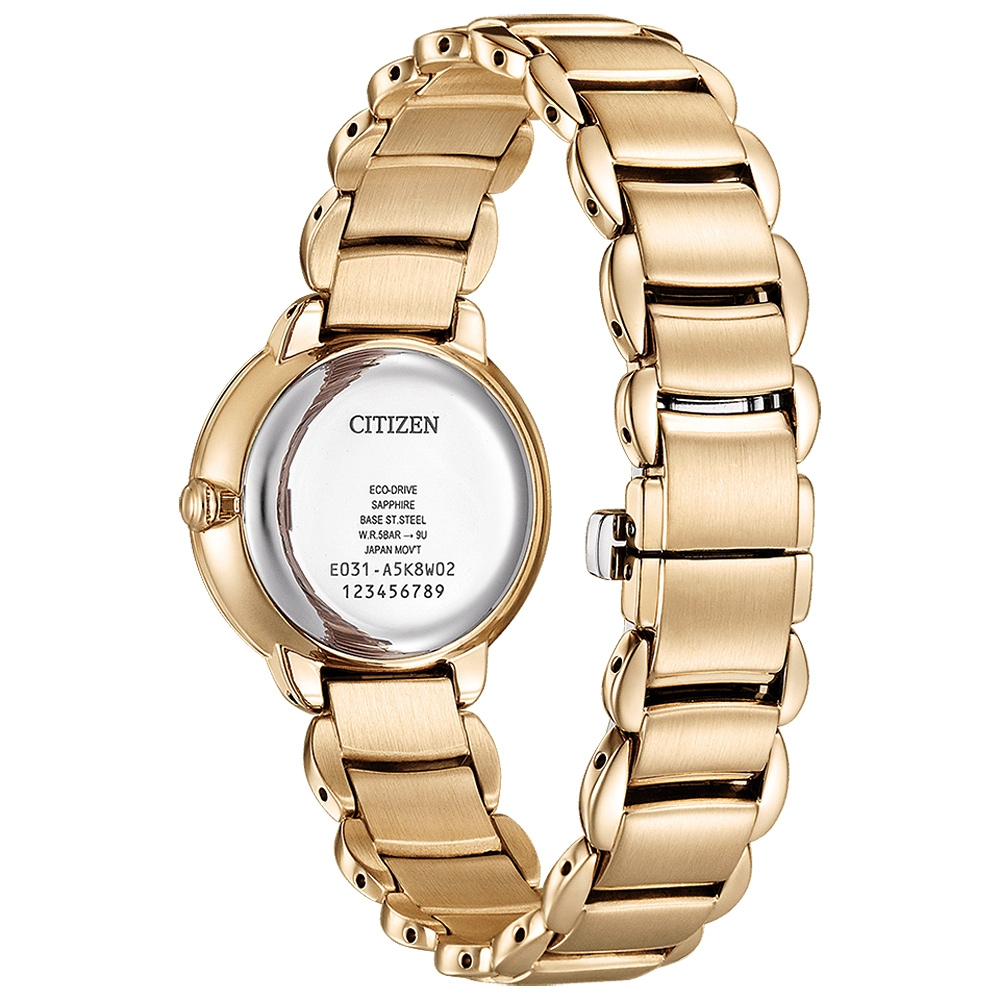 CITIZEN 星辰 聖誕節推薦錶 L系列 光動能大三針女錶 EM0929-81Y, , large