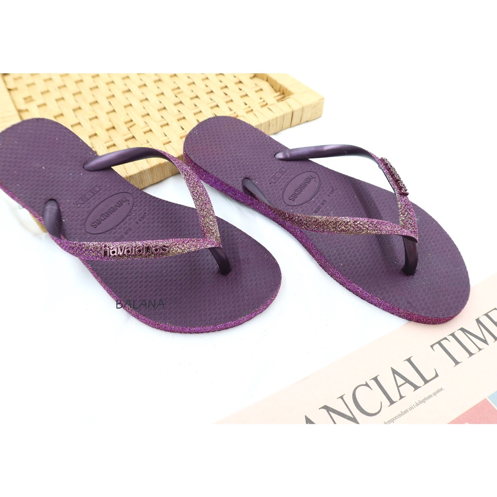[巴拉娜巴西人字拖專賣店]中壢實體店面 Havaianas 夾腳拖/人字拖鞋 SLIM SPARKLE II 沙灘 海灘 海邊, , large