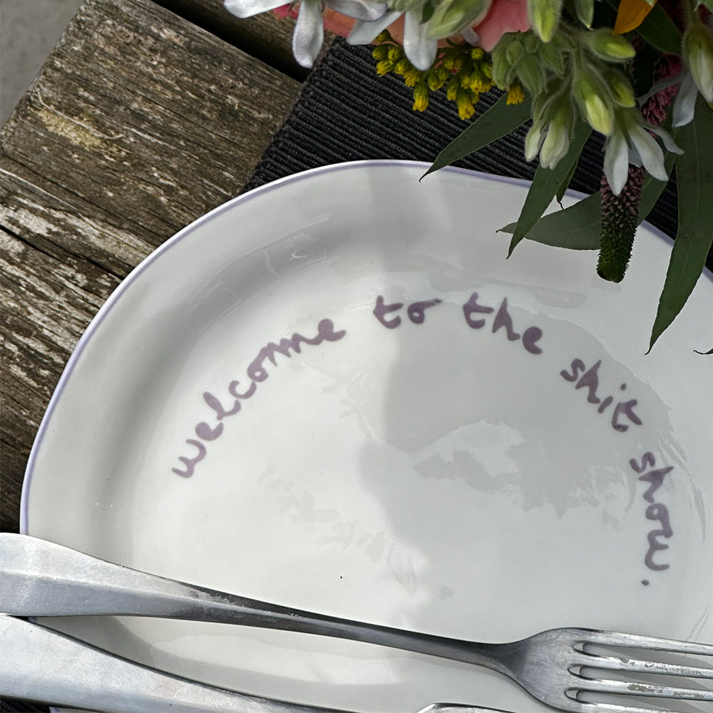 【英國 MÆGEN】陶瓷主題餐盤-紫, , large