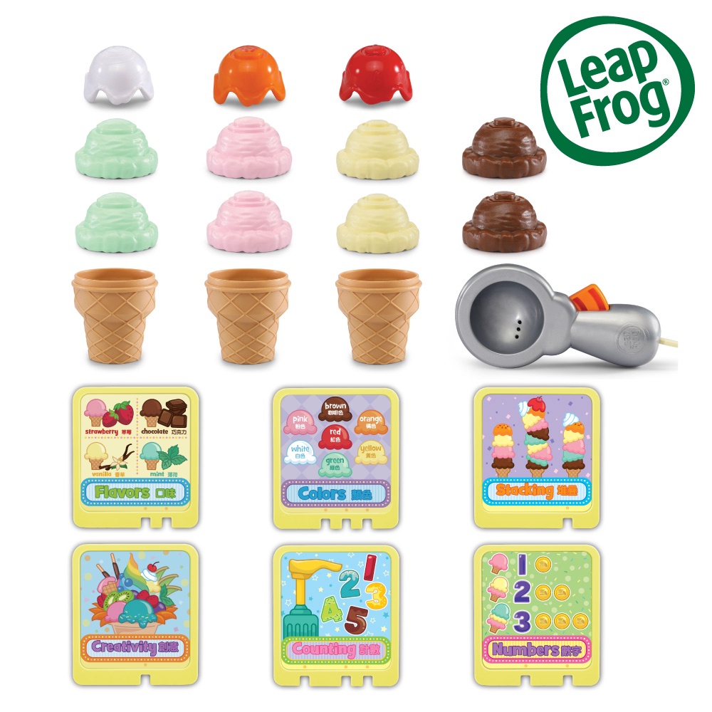 官方直營【LeapFrog】冰淇淋小老闆學習車 雙語版, , large