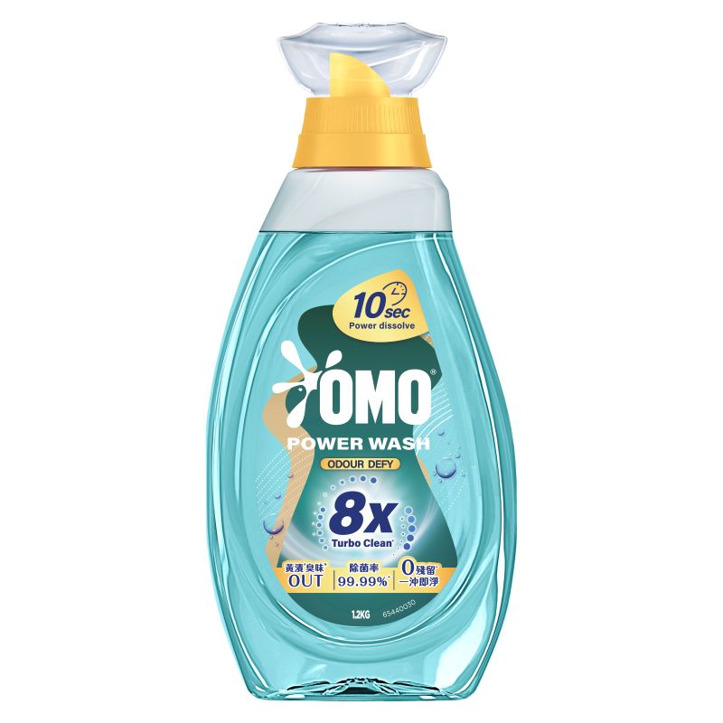 OMO POWERWASH ODOUR DEFY HDL BTL 9X1.2KG, , large
