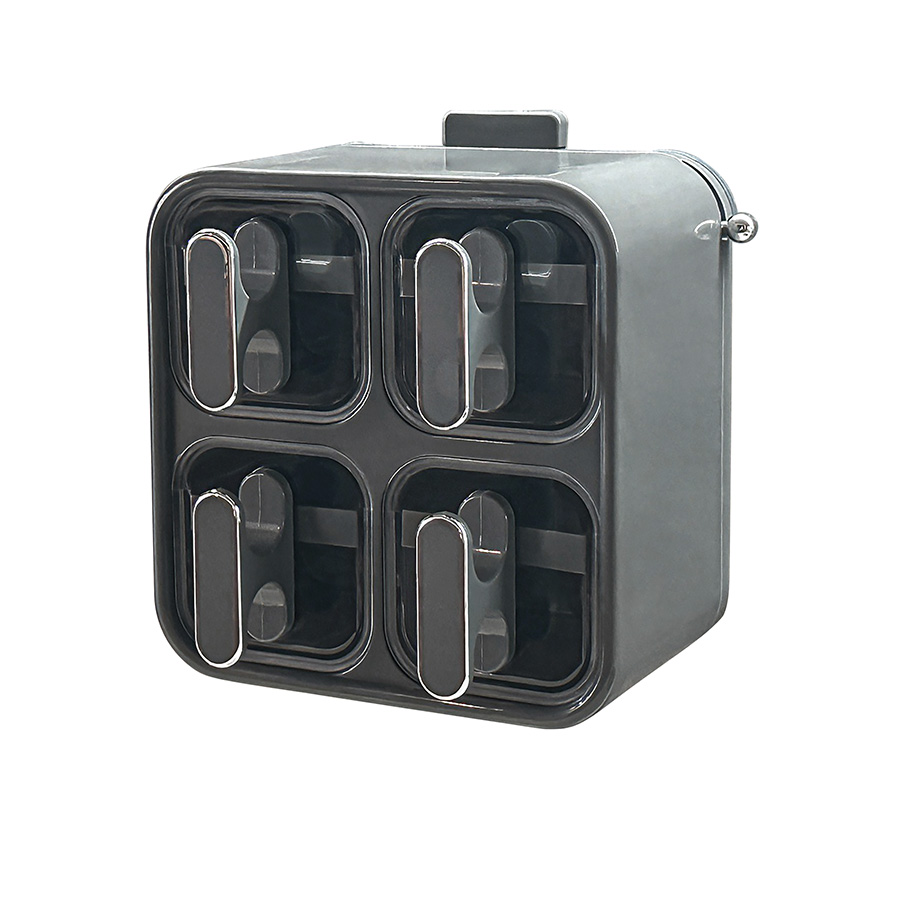 Wall-mounted  4 boxes, , large