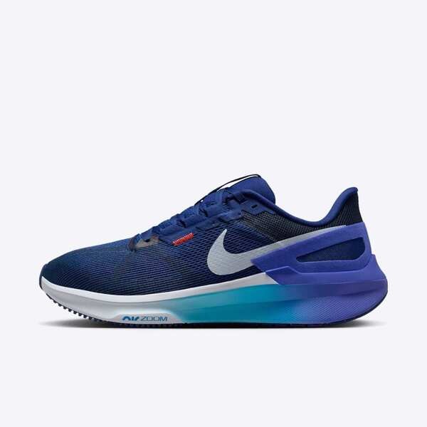 Nike Air Zoom Structure 25 男 慢跑鞋 運動鞋 緩震 穩定 藍灰 [DJ7883-017], , large